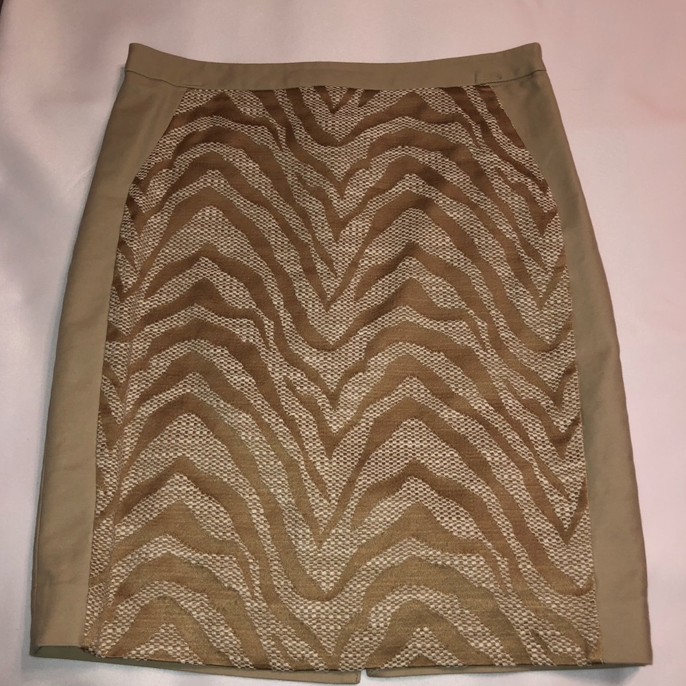 Animal print pencil skirt